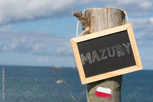 Fototapeta Naklejka Na Ścianę i Meble -  Ein See und die Masuren in Polen