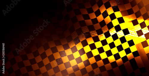 Intriguing abstract image on the subject of speed, racing, sports, championships, competitions