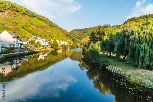 Idyllic Landscape from Lahn River