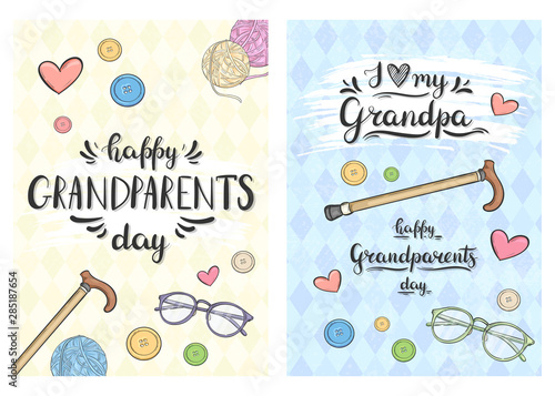 Cards Happy Grandparents day, I love my Grandpa