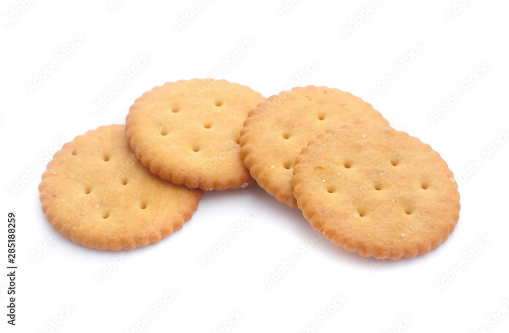 cracker isolated on white background cracker isolated on white background