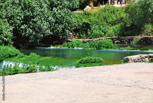 Banias Spring near Pan;s Grotto