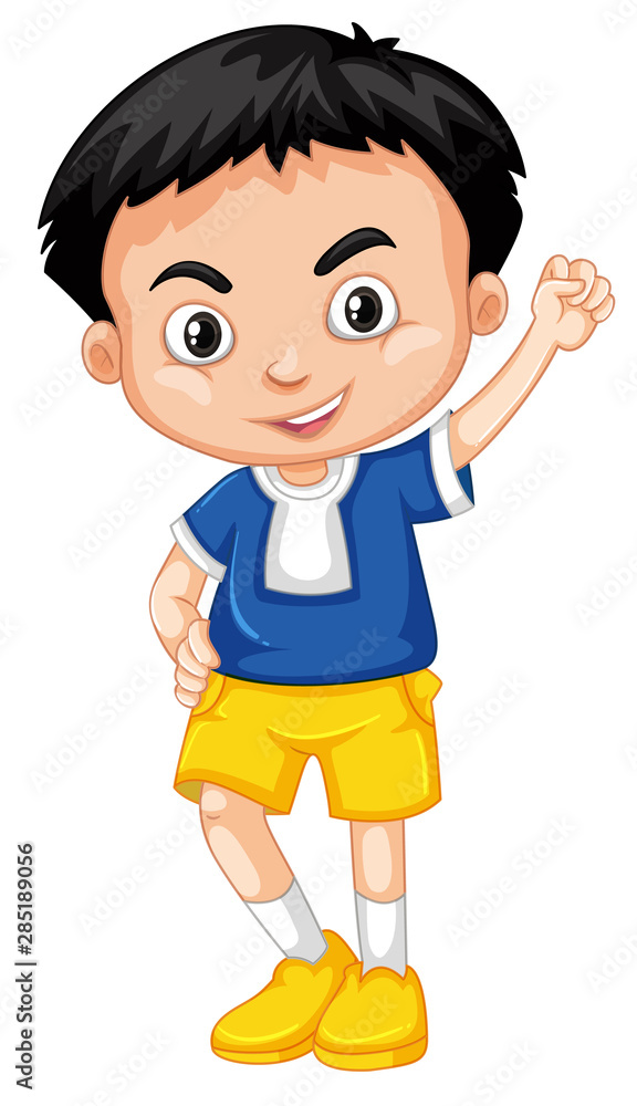Cute happy smiling child isolated on white background Cute happy smiling child isolated on white background