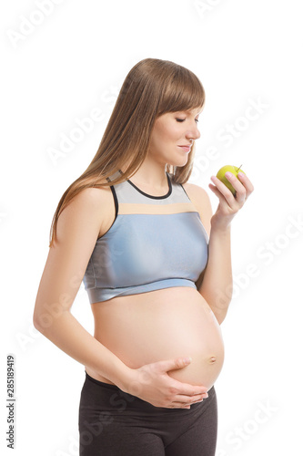 Beautiful pregnant woman wi...