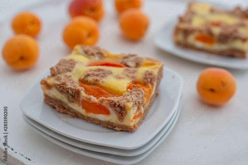 home made chocolate apricot cake with sweet streusel home made chocolate apricot cake with sweet streusel