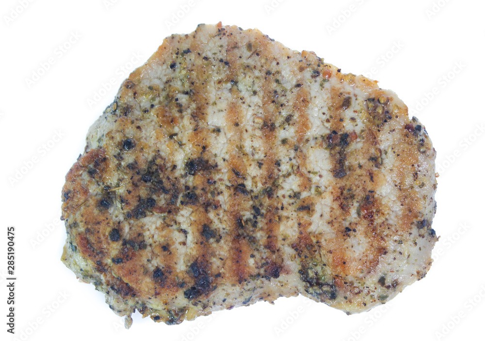 Grilled Beef Steak Isolated. Clipping path Grilled Beef Steak Isolated. Clipping path