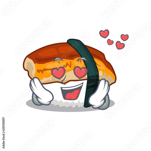 In love unagi sushi in the character lunchbox