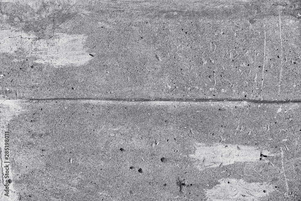 Fototapeta premium Texture of plaster on the wall. Gray background wall.