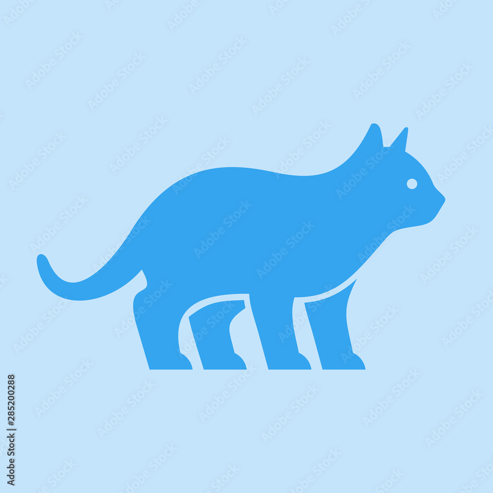 Cat logo. Icon design. Template elements Cat logo. Icon design. Template elements