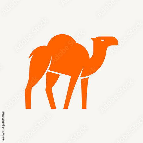 Camel logo. Icon design. Template elements