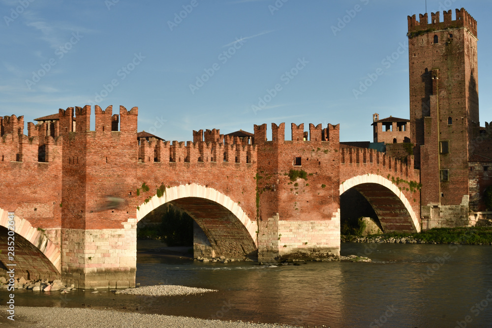 castelvecchio verona beautiful bridge view