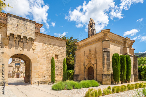 Entrance to Abbey of Santa Maria de Poblet in Spain