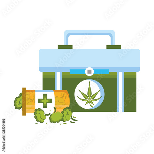 cannabis martihuana sativa hemp cartoon