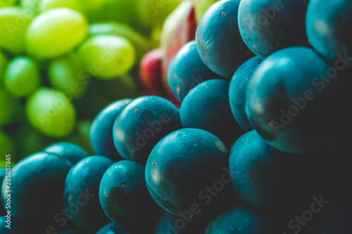Photograph of ripe tropical fruit and berries close-up © Nicolas Gregor
