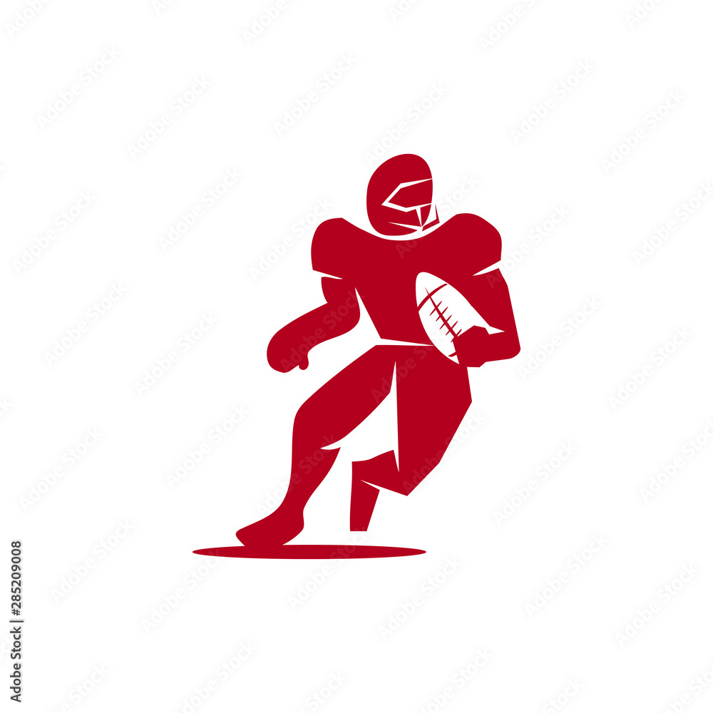 American Football Sport Logo Template Design Emblem