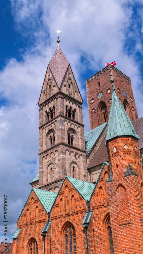 Fototapeta premium Ribe Cathedral or Our Lady Maria Cathedral, Denmark