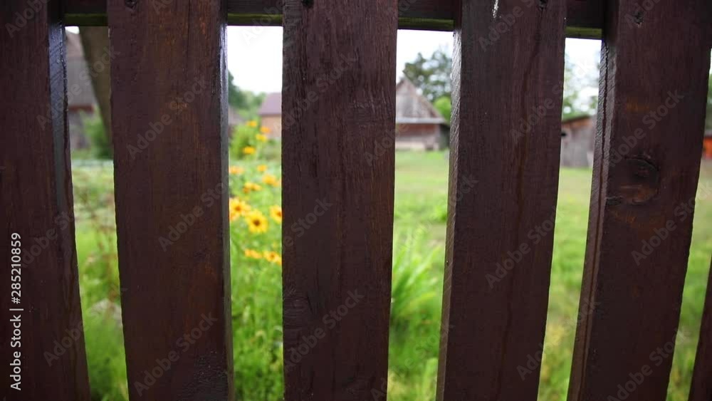 wooden fence recorded from top to bottom wooden fence recorded from top to bottom