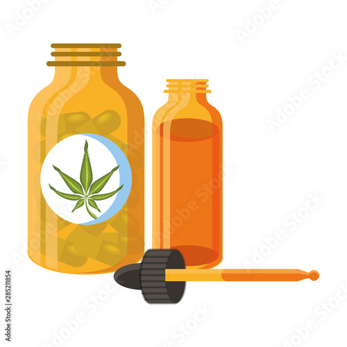 cannabis martihuana sativa hemp cartoon