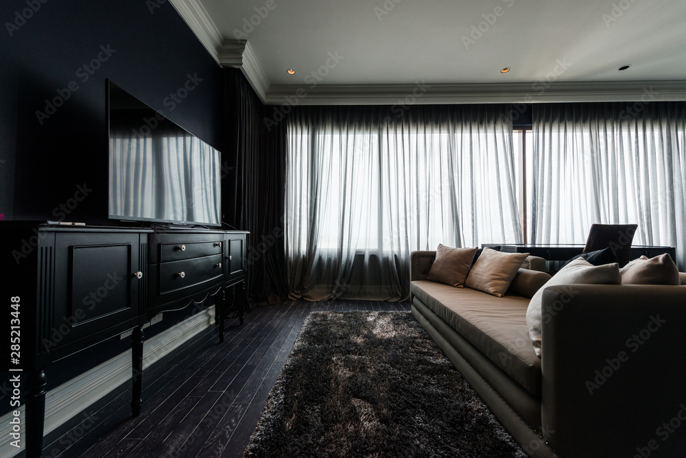 Fototapeta premium Interior, beautiful apartment, luxurious living room