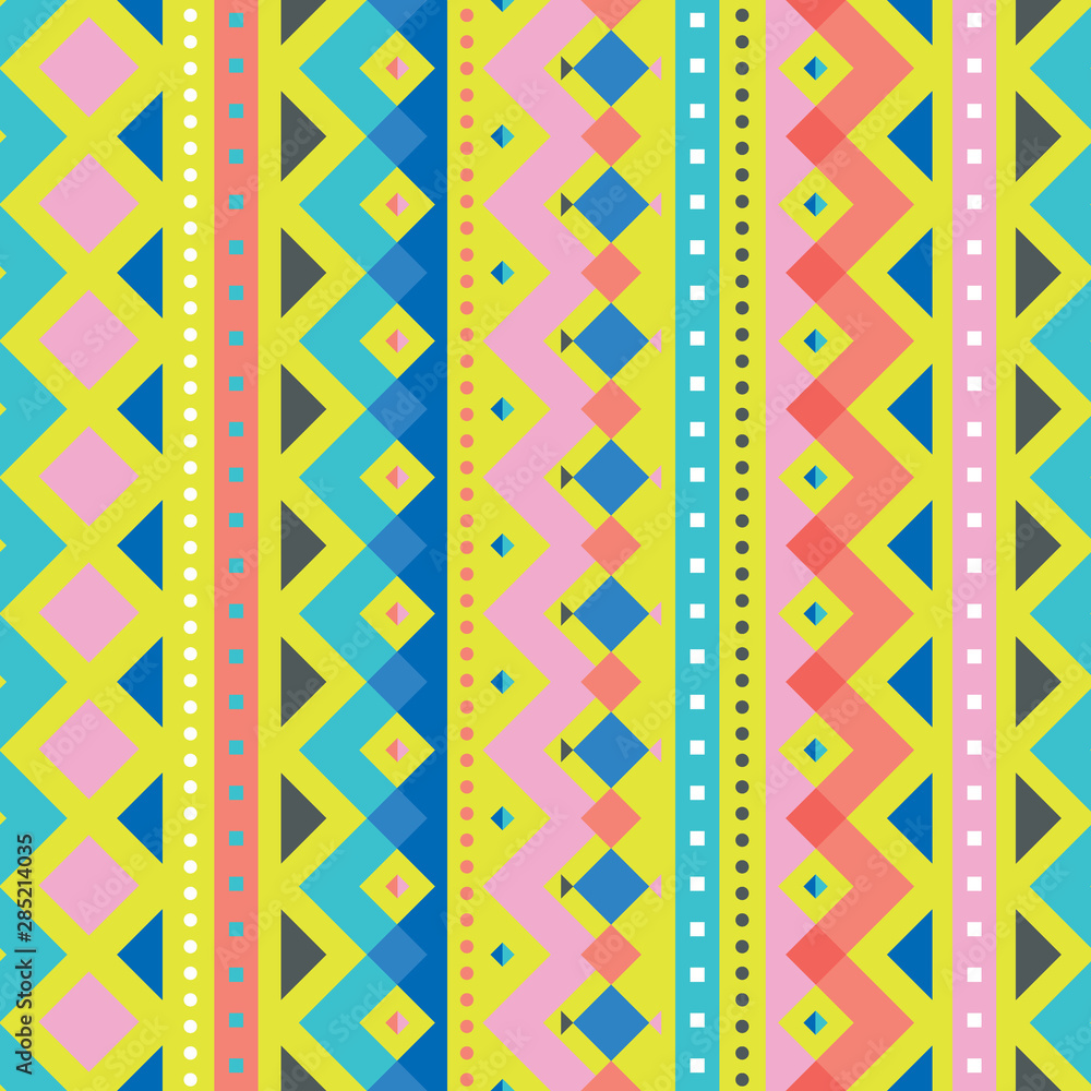Seamless pattern with colorful design Seamless pattern with colorful design