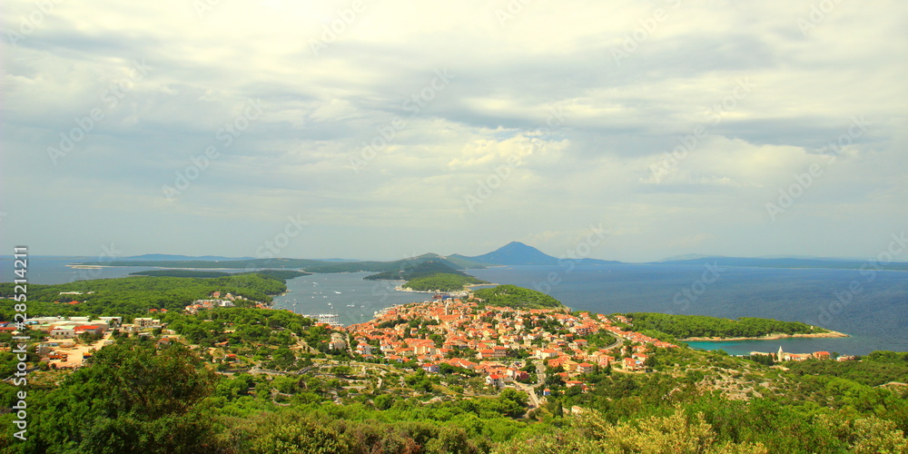 Mali Losinj town, touristic destination in Croatia