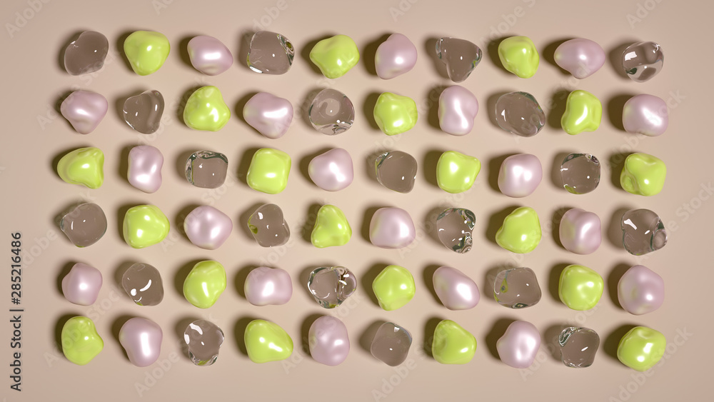 Abstract background with beautiful stones. 3d illustration, 3d rendering. Abstract background with beautiful stones. 3d illustration, 3d rendering.