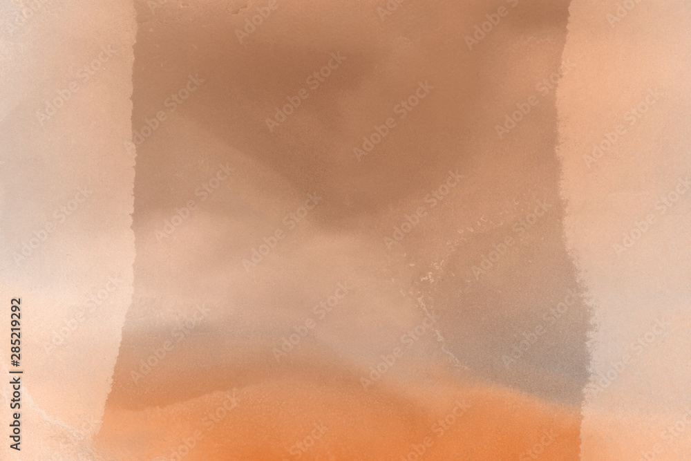 Fototapeta premium Hand painted alcohol ink background. Abstract delicate orange texture. Contemporary autumn wallpaper. 