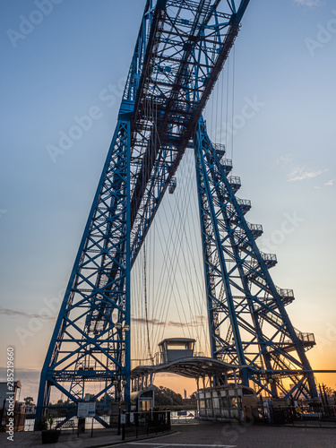 The gondala at the Middlesbrough Transporter Bridge © mountaintreks