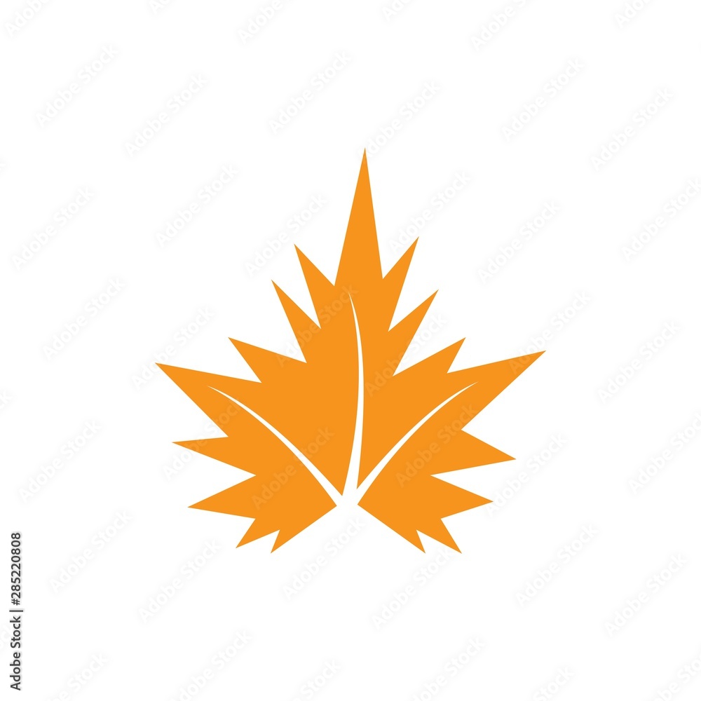 autumn leaf icon vector autumn leaf icon vector