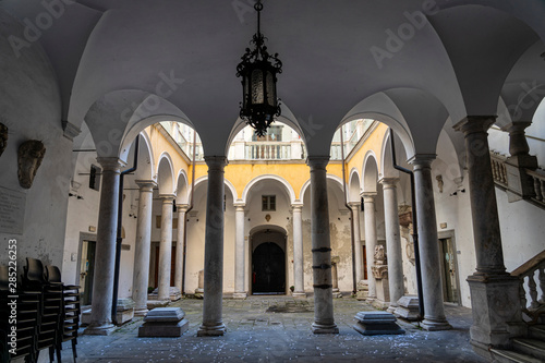 Photography Sarzana: historic palace court