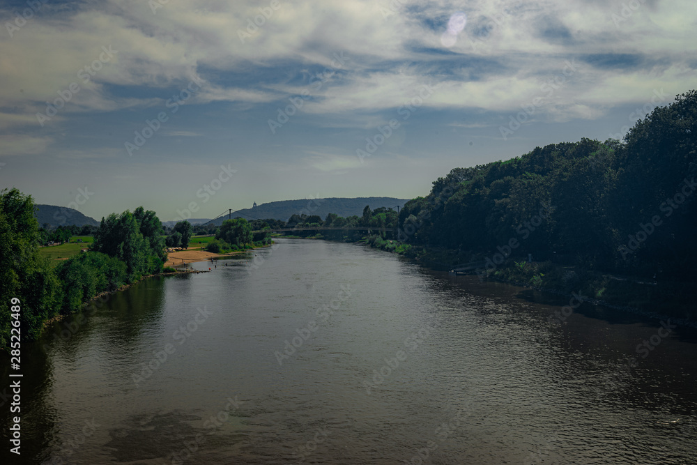 Weser Minden Deutschland Fluss