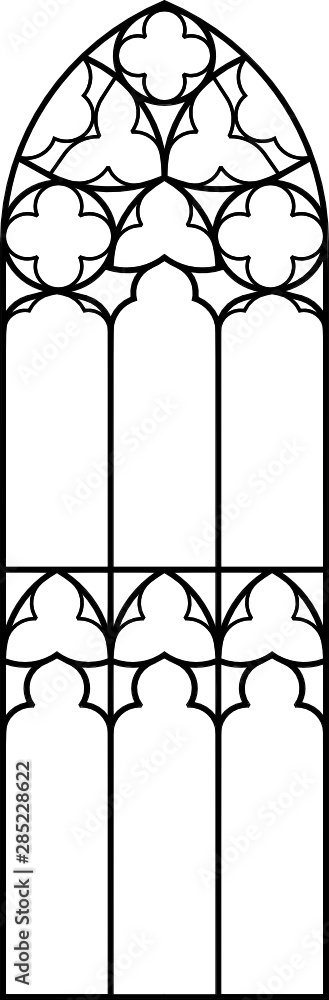 Fototapeta premium Gothic Tracery, Oberwesel, Germany, 35-20