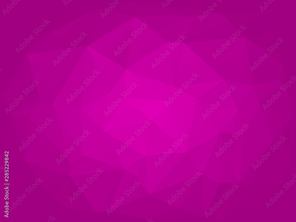 Pink low poly background. Triangular pattern, modern design. Geometric gradient background, origami style. Polygonal mosaic template with place for content. Vector illustration, geometric style. Pink low poly background. Triangular pattern, modern design. Geometric gradient background, origami style. Polygonal mosaic template with place for content. Vector illustration, geometric style.