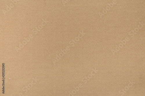 Decorative background of brown cardboard
