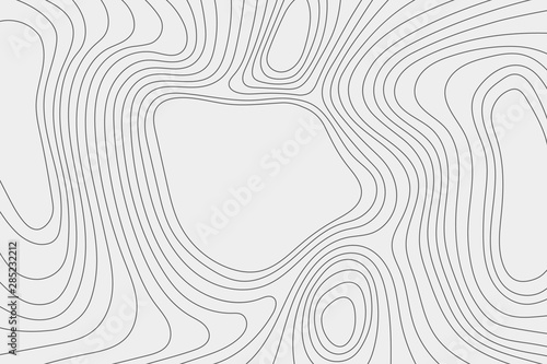 Topography vector illustration. Map on the ground. High lines