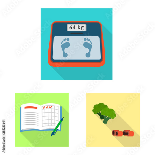 Vector illustration of symptom and disease sign. Collection of symptom and treatment vector icon for stock.