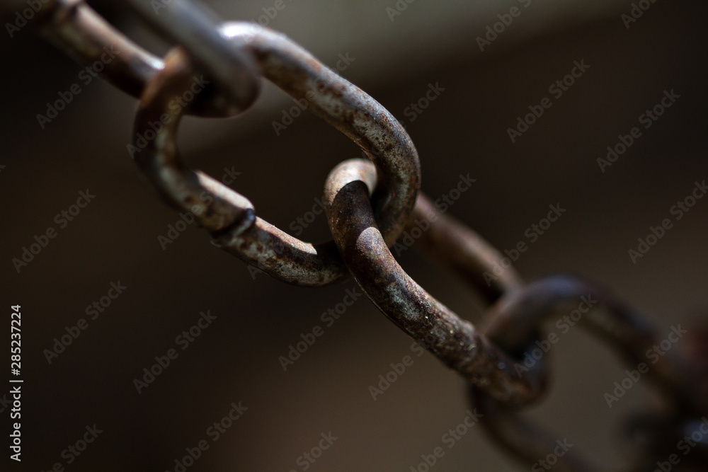 close up of chain close up of chain