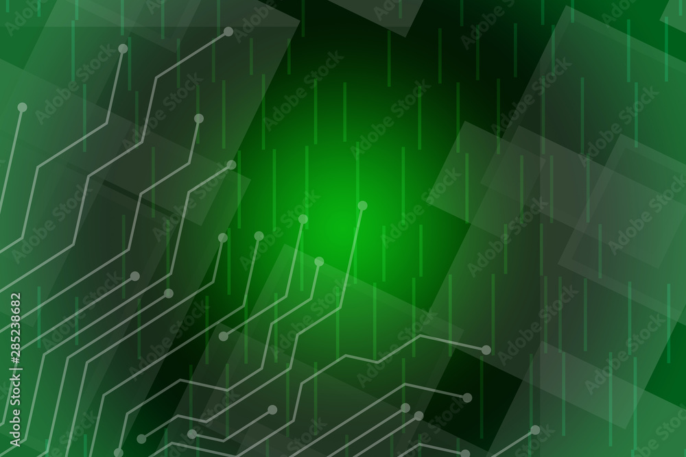 Fototapeta premium abstract, design, green, blue, pattern, technology, light, wallpaper, line, wave, backdrop, space, motion, texture, grid, art, fractal, illustration, black, web, lines, template, waves, dark, dynamic