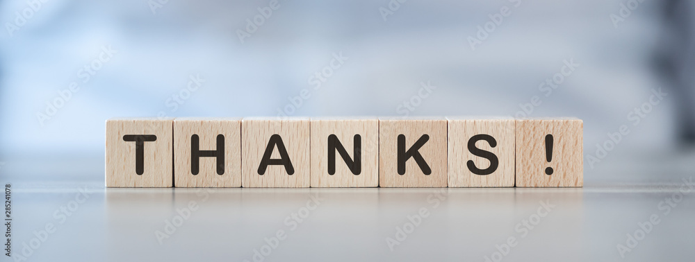 Word thanks on cubes Stock Photo Adobe Stock Word thanks on cubes Stock Photo Adobe Stock