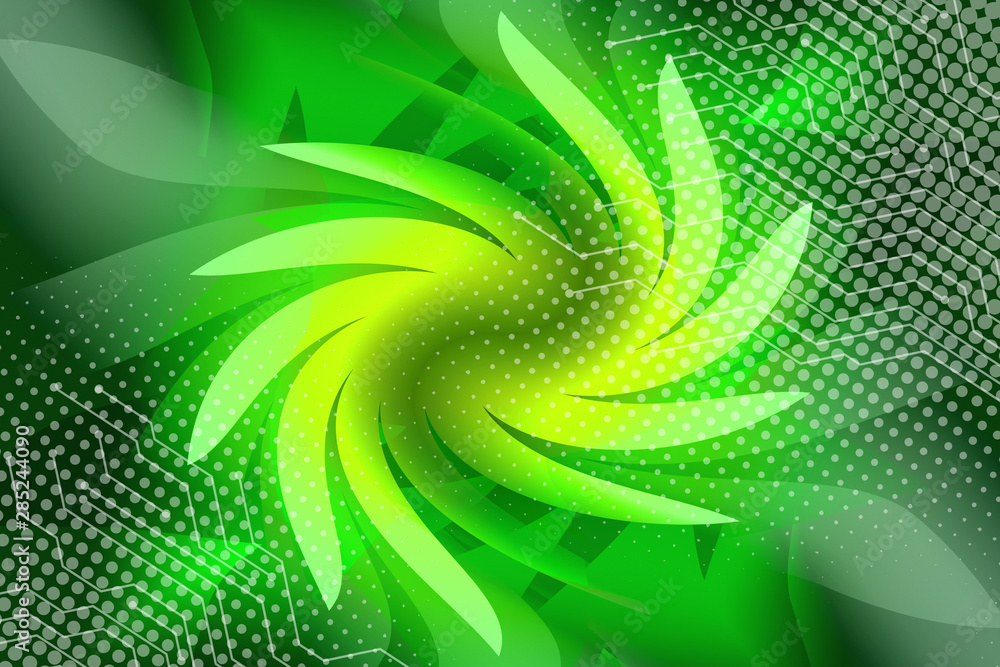 Naklejka premium abstract, blue, wave, design, green, line, illustration, wallpaper, light, art, lines, pattern, curve, waves, graphic, backdrop, texture, digital, color, gradient, technology, business, backgrounds