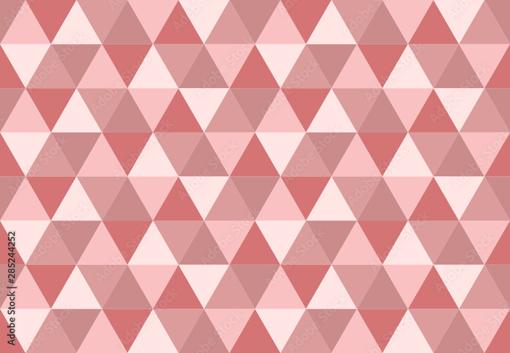 Light red triangular seamless pattern.Low poly geometric background. Rose, blush, salmon colors. Print design for textile, posters, flyers,T-shirts,wallpapers. Mosaic template made of triangles.Vector Light red triangular seamless pattern.Low poly geometric background. Rose, blush, salmon colors. Print design for textile, posters, flyers,T-shirts,wallpapers. Mosaic template made of triangles.Vector
