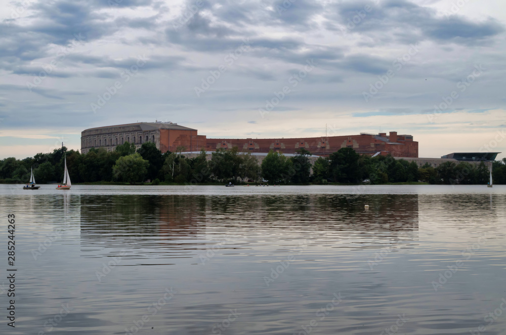 View of Congress Hall in Nuremberg, Germany