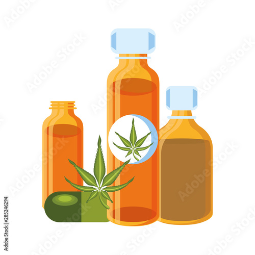 cannabis martihuana sativa hemp cartoon