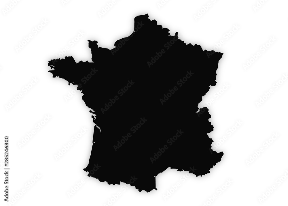 Fototapeta premium map of france