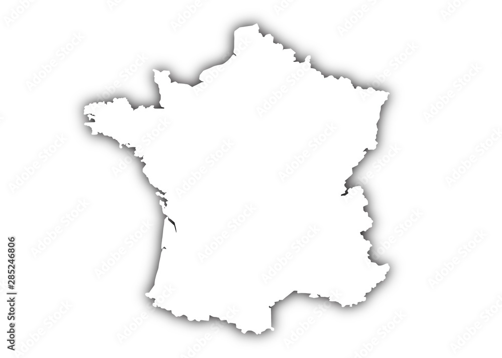 map of france