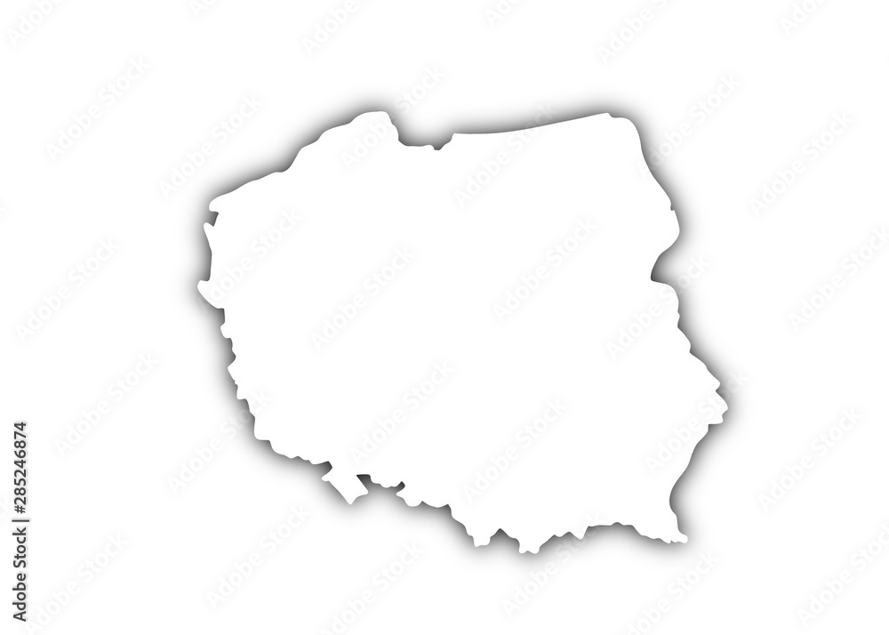 map of poland map of poland