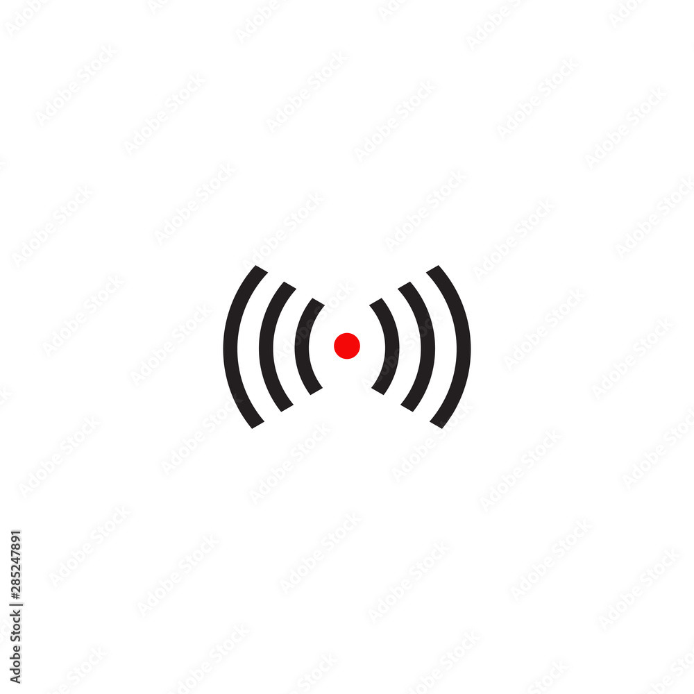 Signal logo design vector template Signal logo design vector template