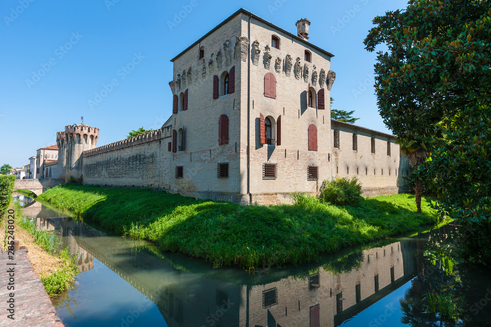 The castle and villa Giustinian in the town of Roncade