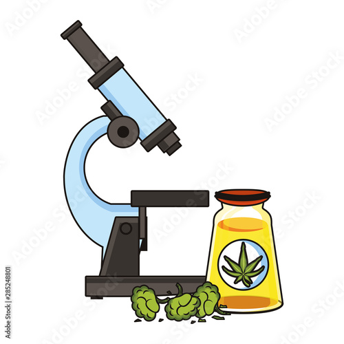 cannabis martihuana sativa hemp cartoon