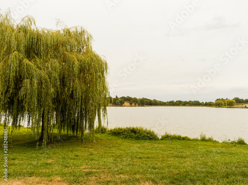 Calme, tranquilité et douceur autour du petit lac de la commune de Servant du pays de Combrailles dans le Puy-de-Dôme. photo